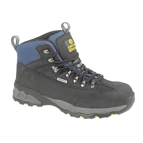 Amblers Steel FS161 Vattentät Känga / Herrkängor / Säkerhetsskor Black 13 UK