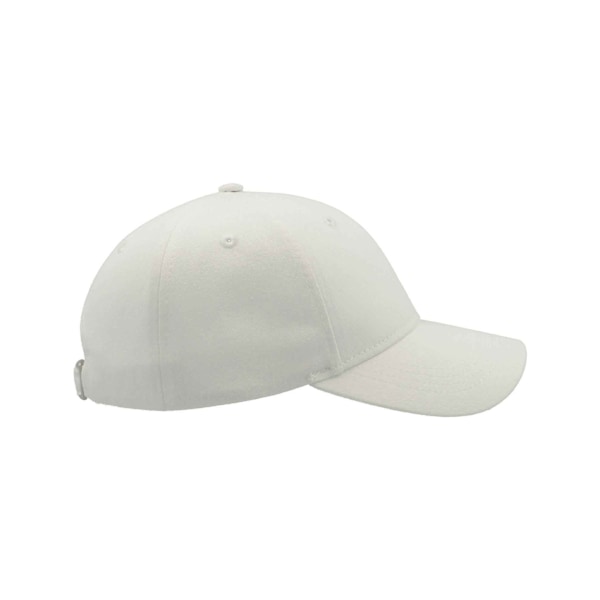 Atlantis Unisex Vuxen Böjd Twill Baseballkeps One Size Vit White One Size