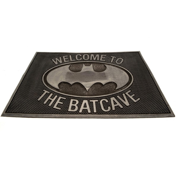 Batman Welcome To The Batcave Rubber Door Mat One Size Grå Grey One Size