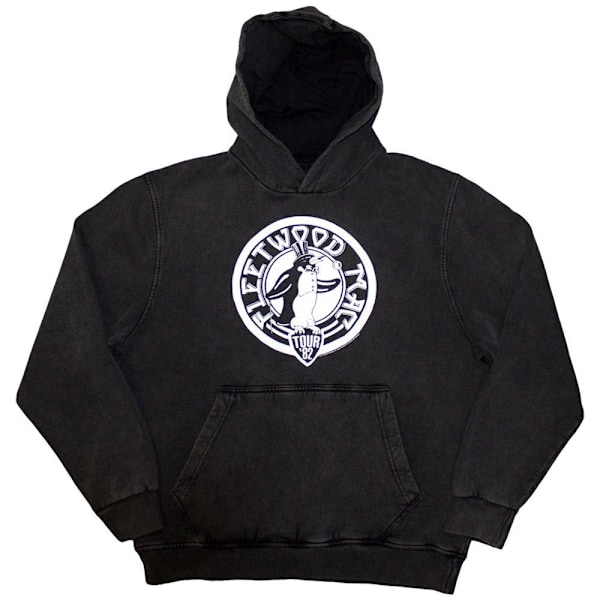 Fleetwood Mac Unisex Vuxen Tour ´82 Penguin Tvättad Hoodie M Cha Charcoal Grey M