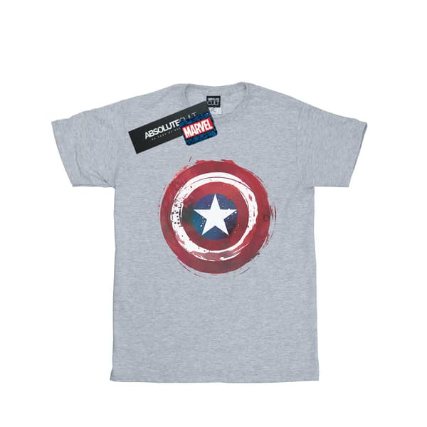 Marvel Dam/Dam Captain America Splatter Shield Bomull Boy Navy Blue M