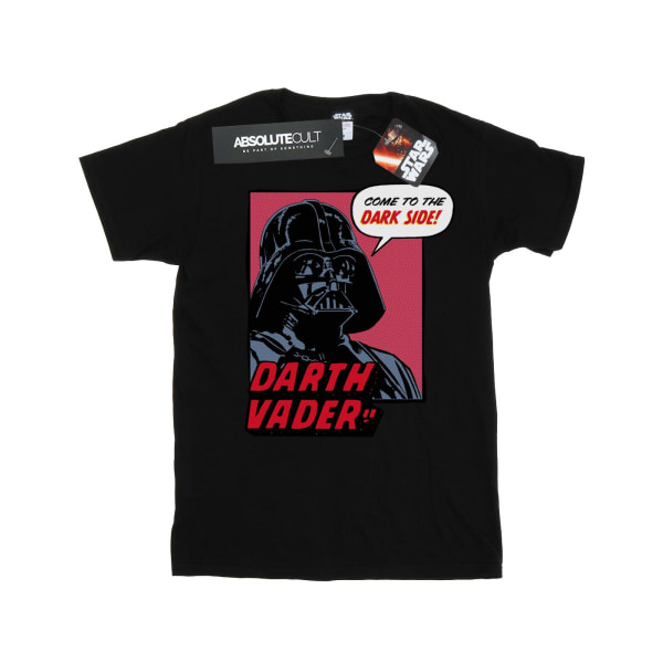 Star Wars Girls Come to The Dark Side T-shirt i bomull 12-13 år Black 12-13 Years