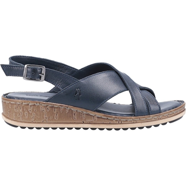 Hush Puppies Dam/Damer Elena Läder Kilklackssandal 6 UK Navy Navy 6 UK