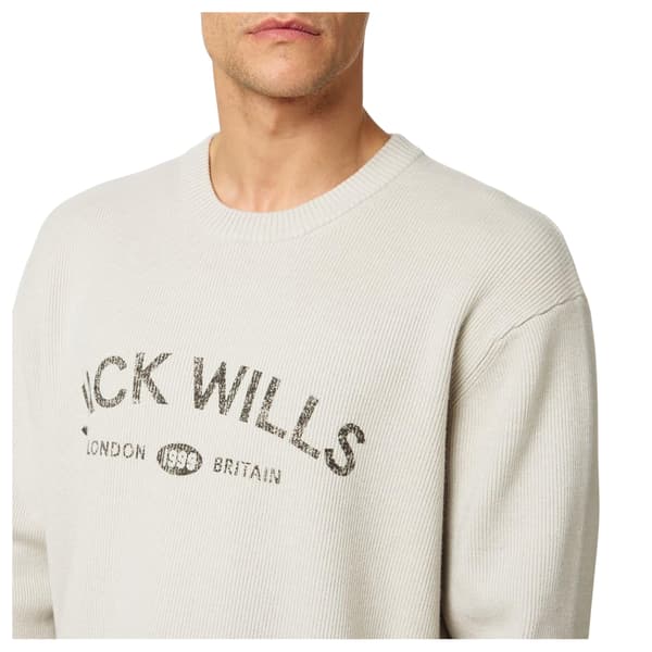 Jack Wills Herr Logotyp Rundhalsad Normal Tröja XS Willow Willow XS