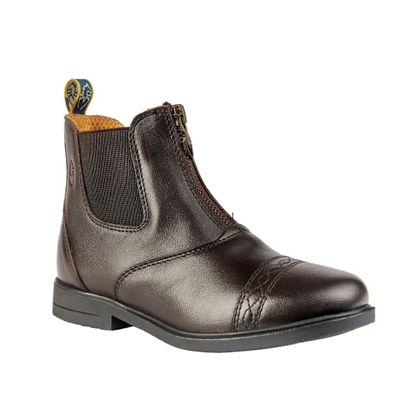 Moretta Materia Grain Läder Paddock Stövlar 12 U Brown 12 UK Child
