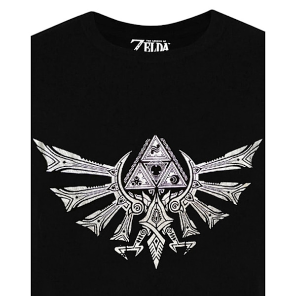 Legend Of Zelda Herr Logo Kortärmad T-shirt 3XL Svart Black 3XL