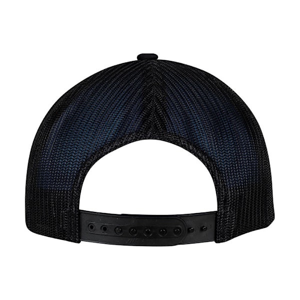 Flexfit Unisex Adult Foam Curved Peak Trucker Cap One Size Whit White/Black One Size