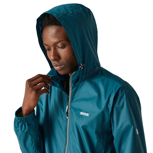 Regatta Lyle IV Vattentät Huvtröja för Herrar M Marockanskt Blå/C Moroccan Blue/Citron Lime M