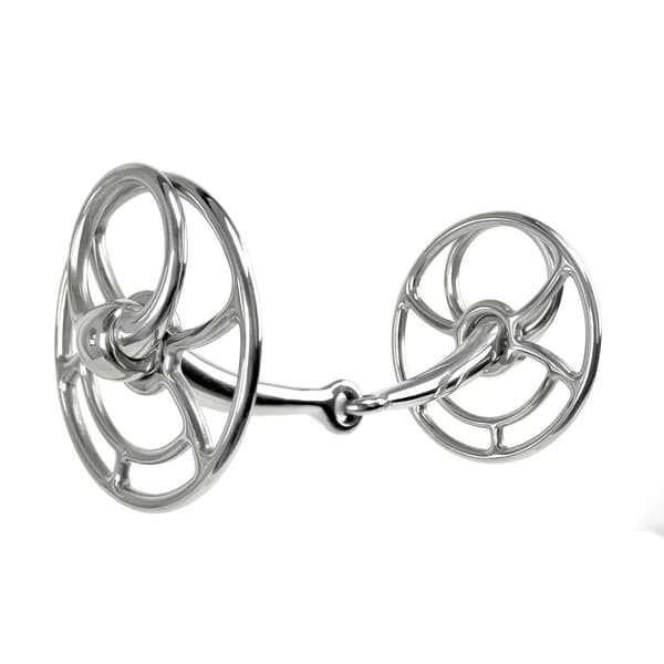 Whitaker Universal Hästbett Snaffle 135mm Stål Steel 135mm