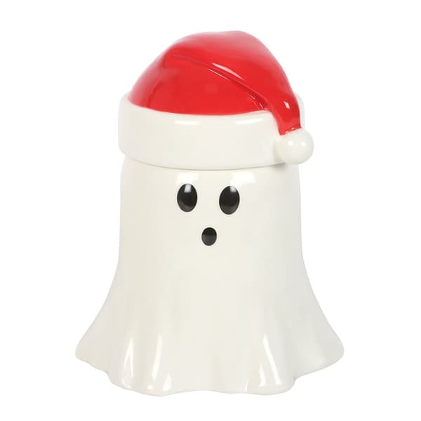 Something Different Spöke Med Tomtehatt Oljebrännare One Size Wh White/Red One Size