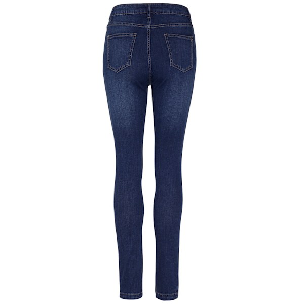 So Denim Dam/Kvinnor Lara Skinny Jeans 18 UK R Mörkblå Tvätt Dark Blue Wash 18 UK R