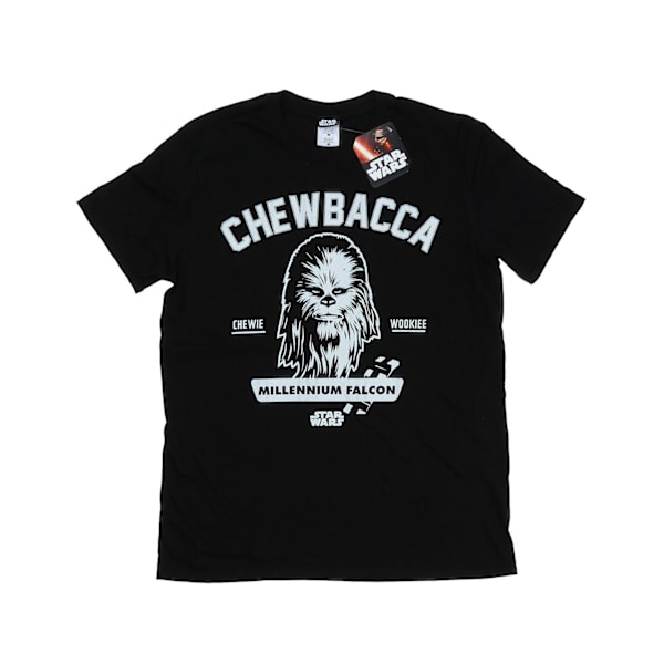 Star Wars Mens Collegiate Chewbacca Heather T-Shirt S Svart Black S