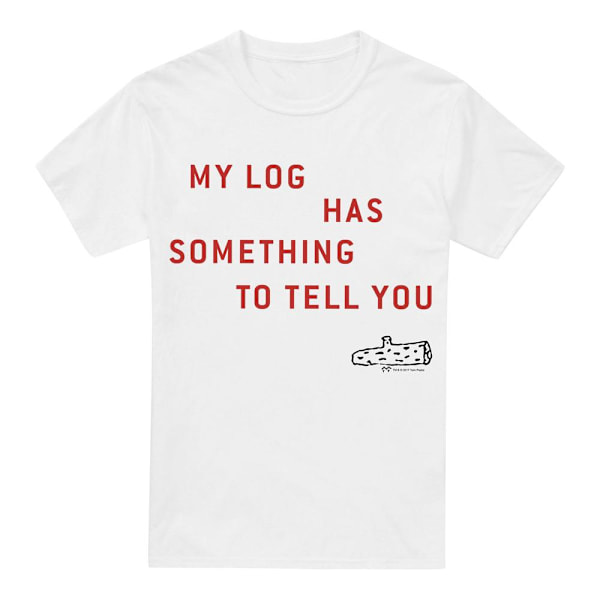Twin Peaks Herr My Log T-Shirt XL Vit White XL