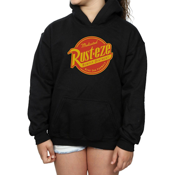 Disney Girls Cars Rust-Eze Logo Hoodie 12-13 år Svart Black 12-13 Years