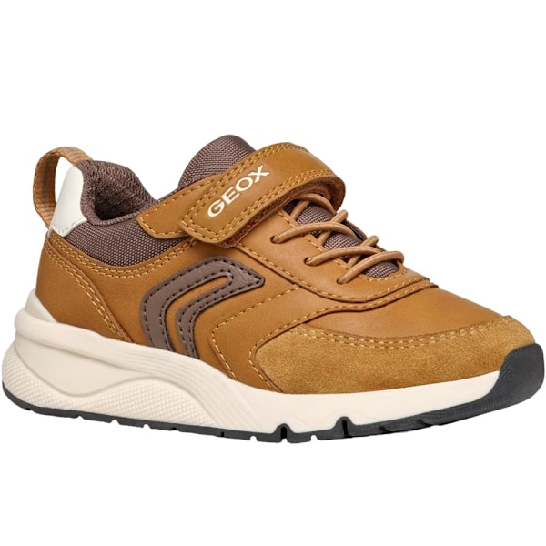 Geox Rooner Sneakers för Pojkar 3 UK Mörkgula/Kaffe Dark Yellow/Coffee 3 UK