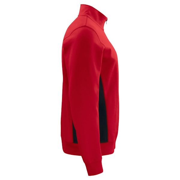 Projob Herr Halv Zip Sweatshirt 4XL Röd Red 4XL