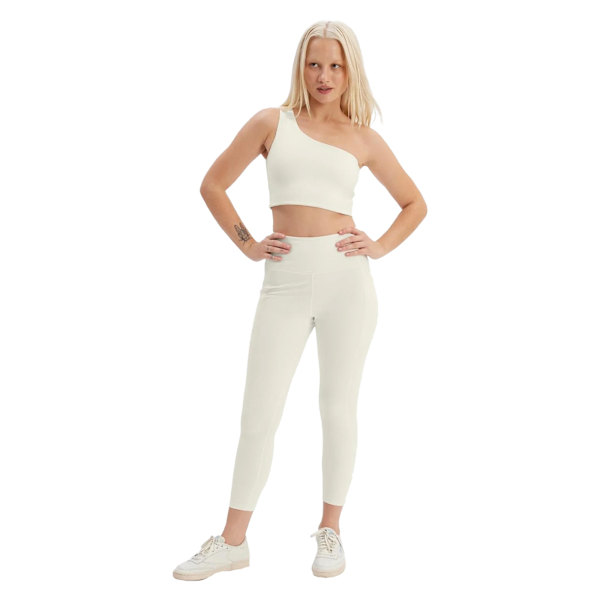 Girlfriend Collective Dam Bianca Sport-BH med En Axel Green Tea S