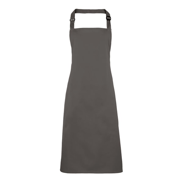 Premier Colours Haklappsförkläde / Arbetskläder (2-pack) One Size Mörk Dark Grey One Size