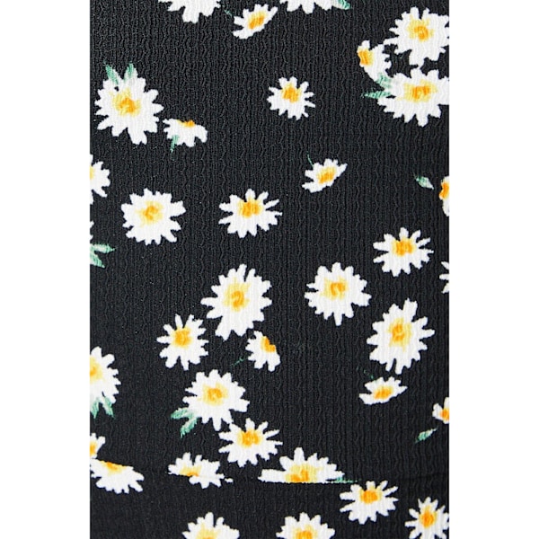 Dorothy Perkins Dam/Kvinnor Daisy V-ringad Kortärmad Miniklänning D Black 14 UK