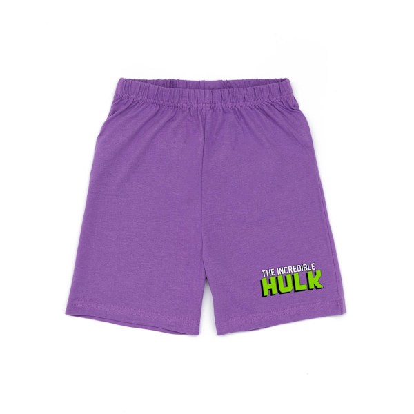 Hulk Boys Tryckt Pyjamas Set 2-3 År Lila/Grön Purple/Green 2-3 Years