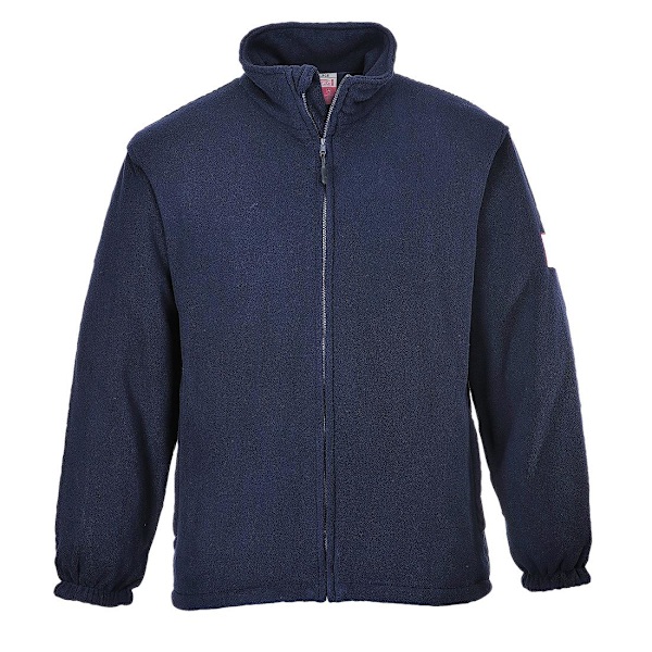 Portwest Flamhämmande Fleecejacka Herr XS Marinblå Navy XS