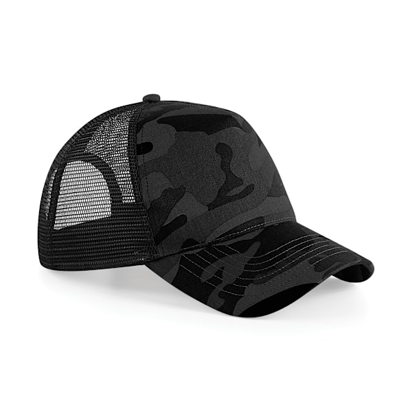 Beechfield Retro Camouflage Snapback Trucker Cap One Size Midni Midnight Camo One Size