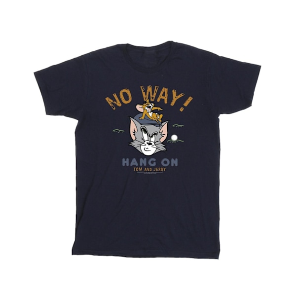 Tom And Jerry Boys Hang On Golf T-Shirt 3-4 år Marinblå Navy Blue 3-4 Years