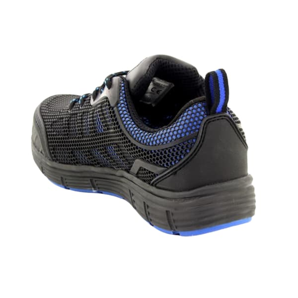 Grafters Super Light Säkerhetsskor för Herrar med Säkerhetståhätta 8 Black/Blue 8 UK