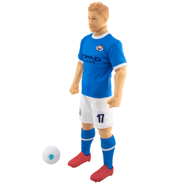 Manchester City FC Kevin De Bruyne Actionfigur En Storlek Blå/ Blue/White One Size