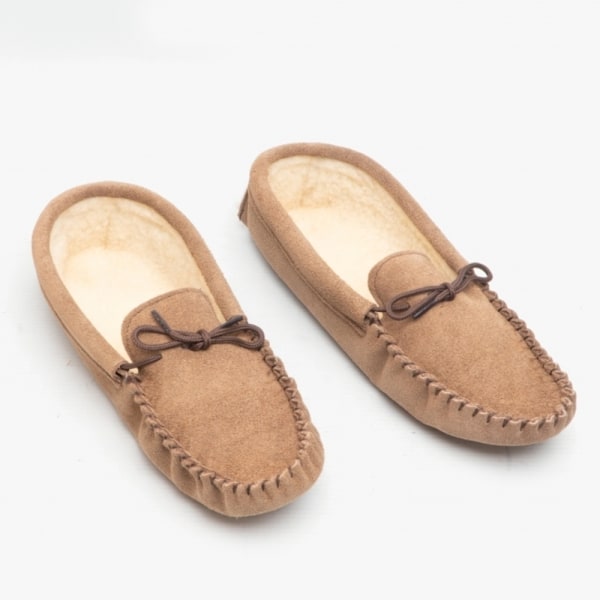 Mokkers herr Jake mockasinslippers i mocka 13 UK taupe Taupe 13 UK