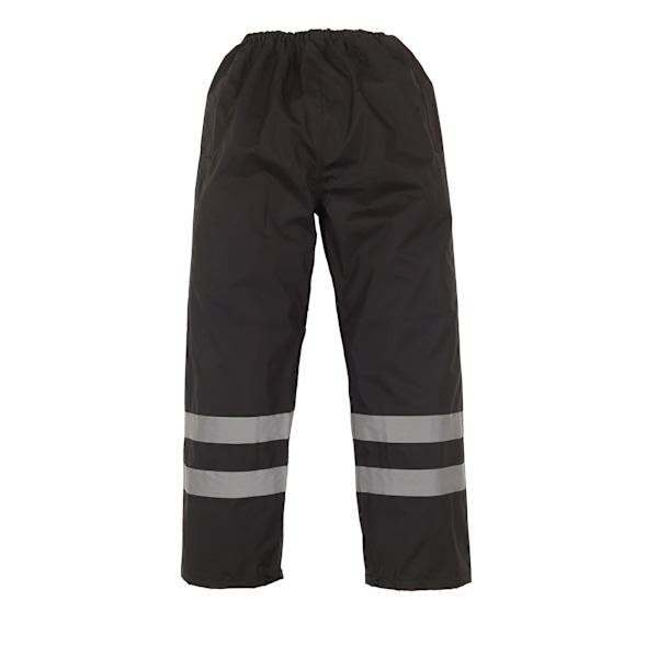 Yoko Unisex Vattentät Hi-Vis Överbyxor 54R Svart Black 54R