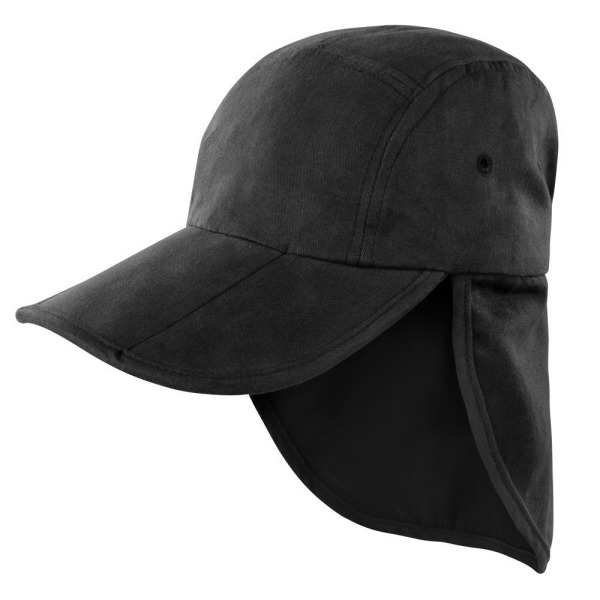 Resultat Unisex Headwear Vikbar legionärsmössa/ cap (förpackning med 2 Black One Size