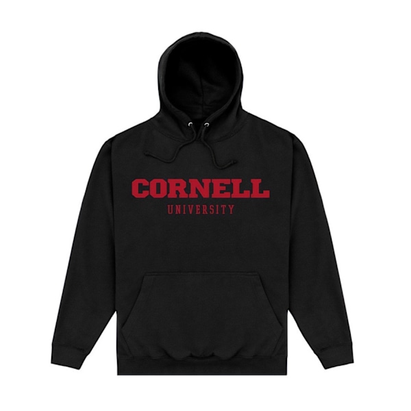 Cornell University Unisex Vuxen Script Hoodie M Svart Black M