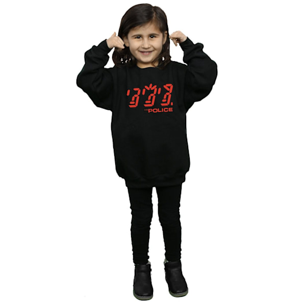 The Police Girls Ghost Icon Sweatshirt 5-6 år Svart Black 5-6 Years