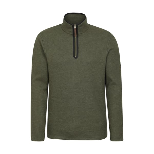 Mountain Warehouse Beta Contrast Zip Top M Mörk Khaki Dark Khaki M
