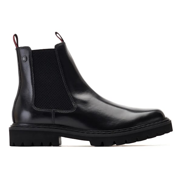 Base London Herr Utah Läder Chelsea Boots 6 UK Svart Black 6 UK