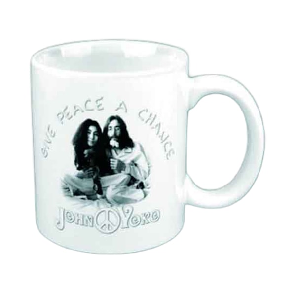 John Lennon Give Peace A Chance Mugg One Size Vit White One Size