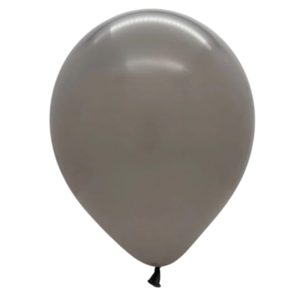 Kalisan Standard Latex Enfärgade Ballonger (50-pack) One Size Grå Grey One Size