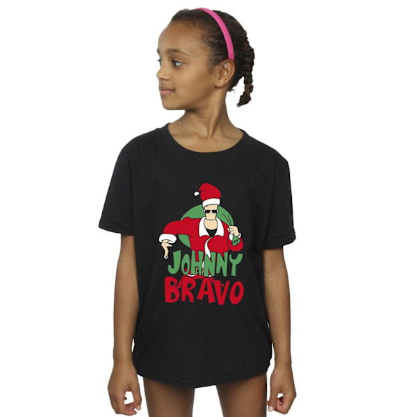 Johnny Bravo Girls Johnny Christmas Bomull T-shirt 3-4 år Svart Black 3-4 Years