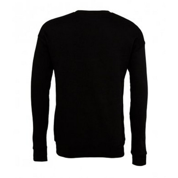 Bella + Canvas Unisex Drop Shoulder Sweatshirt XL Svart Black XL