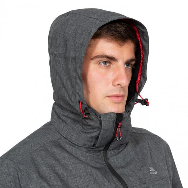 Trespass Fyfinn Vadderad Vattentät Jacka 2XL Mörkgrå Dark Grey 2XL