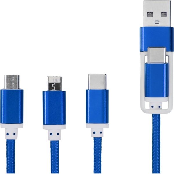 Bullet Versatile USB-kabel One Size Royal Blue Royal Blue One Size