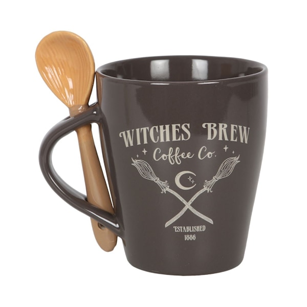 Something Different Witches Brew Coffee Co. Mugg & Sked Set One Brown/Beige One Size