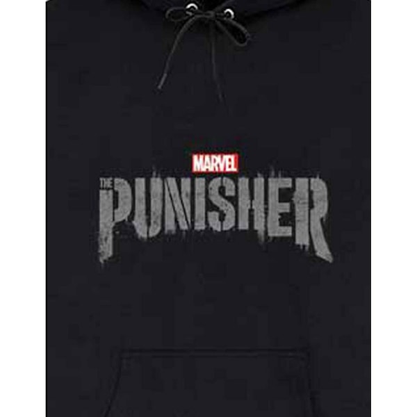 The Punisher Unisex Vuxen Stämpel Pullover Hoodie XL Svart Black XL