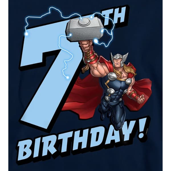 Marvel Barn/Barn Thor 7-årsdag Huvtröja 7-8 År Marinblå Navy 7-8 Years