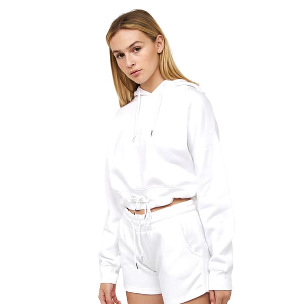 Juice Dam/Dam Danica 2 Crop Hoodie M Vit White M