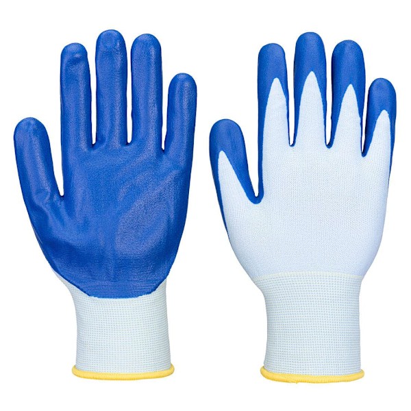 Portwest Unisex Vuxen FD Greppsäkra Nitrilhandskar S Blå Blue S