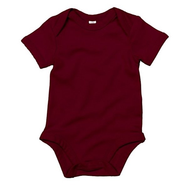Babybugz Baby Unisex Bomull Body 0/3 Månader Bourgogne Burgundy 0/3 Months