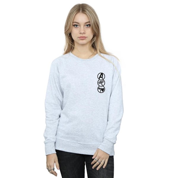 Marvel Dam/Kvinnor Thor Love And Thunder Ikoner Sweatshirt M S Sports Grey M