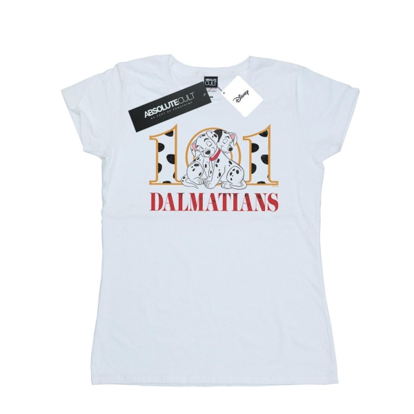 Disney Dam/Dam 101 Dalmatiner Valp Kram bomull T-shirt XL White XL